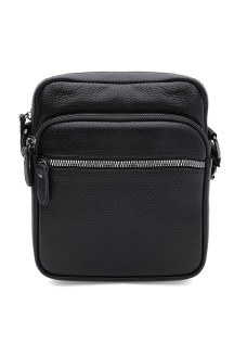 Мужская сумка кожаная JZ SB-JZK19803-1bl-black