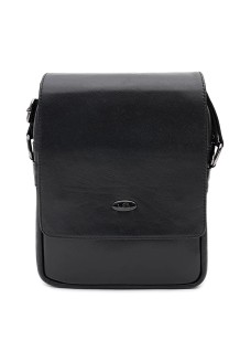 Чоловіча шкіряна сумка через плече JZ SB-JZT1tr0026bl-black