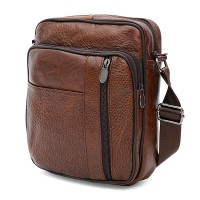 Мужская сумка кожаная JZ SB-JZk18450sv-brown