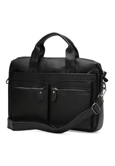 Мужская кожаная сумка JZ SB-JZK17122-black