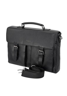 Мужская сумка кожаная JZ SB-JZ201850060a-black