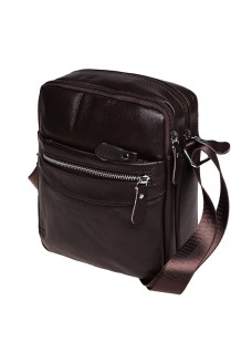 Мужская сумка кожаная JZ SB-JZK11029-dark-brown
