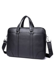 Сумка-портфель большая кожаная JZ SB-JZK19904-1-black