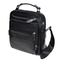 Мужская сумка с ручкой кожаная JZ SB-JZK15112-black