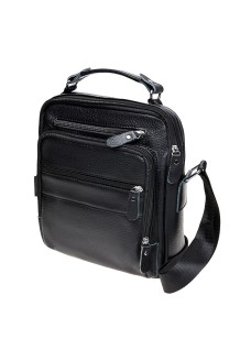 Мужская сумка с ручкой кожаная JZ SB-JZK15112-black