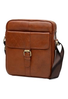 Мужская сумка кожаная JZ SB-JZK15210-brown