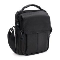 Мужская сумка кожаная JZ SB-JZK1337bl-black