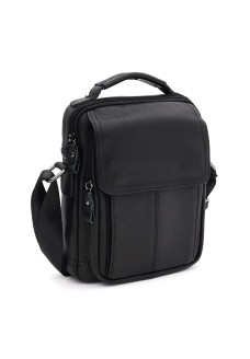 Мужская сумка кожаная JZ SB-JZK1337bl-black