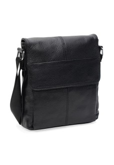 Мужская кожаная сумка с клапаном JZ SB-JZK13107bl-black