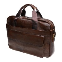Мужская сумка кожаная JZ SB-JZ1t9036-brown