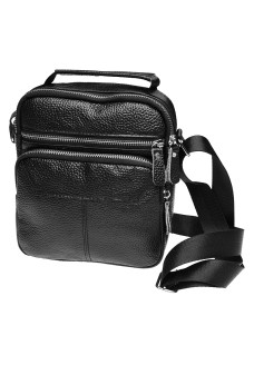 Мужская кожаная сумка JZ SB-JZK13657-black