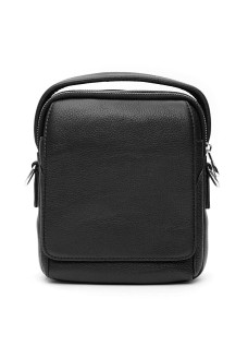 Мужская сумка кожаная с ручкой JZ SB-JZK12053-black