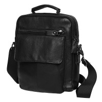 Мужская кожаная сумка JZ SB-JZK18851-black