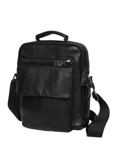 Мужская кожаная сумка JZ SB-JZK18851-black