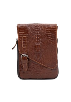 Мужская сумка кожаная JZ SB-JZK12020br-brown