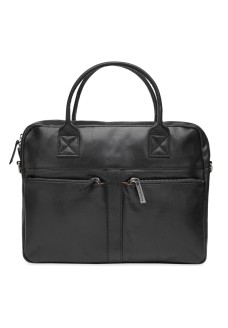 Сумка-портфель большая кожаная JZ SB-JZ1FSL-1052-black