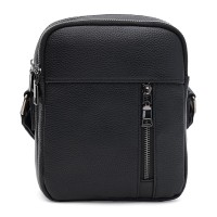 Мужская сумка кожаная JZ SB-JZK166370bl-black