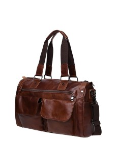 Мужская кожаная сумка JZ SB-JZK11026-brown