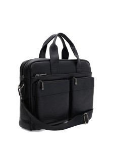 Мужская сумка кожаная JZ SB-JZK166451bl-black