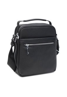 Мужская сумка кожаная с ручкой JZ SB-JZK16607а-black