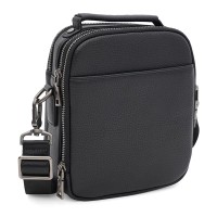 Чоловіча шкіряна сумка з ручкою JZ SB-JZK12157bl-black