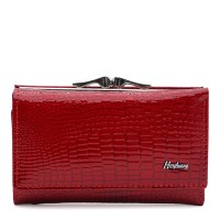 Женский кошелёк кожаный JZ SB-JZK1ae214r-red