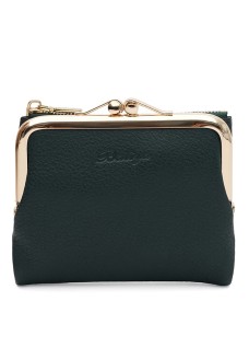 Женский кошелёк кожаный JZ SB-JZk16308gr-green