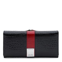 Женский кошелёк кожаный JZ SB-JZK1AE207-1bl-black