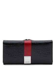 Женский кошелёк кожаный JZ SB-JZK1AE207-1bl-black