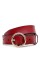 Жіночий шкіряний ремінь "JZ SB-JZCV1ZK-037r-red" - стильний додаток до вашого образу