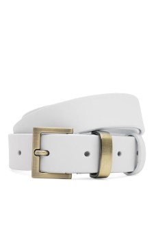 Ремень женский кожаный JZ SB-JZ110b1genw130-white