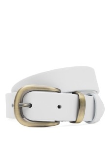 Ремень женский кожаный JZ SB-JZ100b1genw154-white