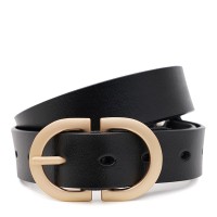 Ремень женский кожаный JZ SB-JZCV1ZK105-goldblack