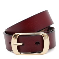 Ремень женский кожаный JZ SB-JZCV1ZK-008br-goldbrown