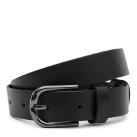 Ремень женский кожаный 110х2.5 JZ SB-JZ100v1genw35-black