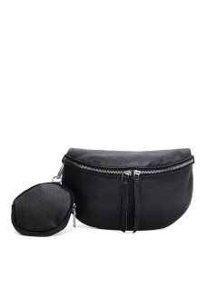 Женская сумка кожаная JZ SB-JZK15-5813bl-black