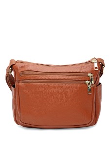 Женская сумка кожаная JZ SB-JZK16008L-brown