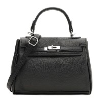 Женская сумка кожаная JZ SB-JZK1608bl-black