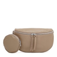 Женская сумка кожаная JZ SB-JZK15-5813be-beige