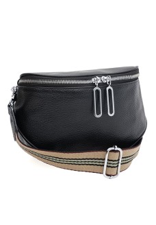 Женская сумка кожаная JZ SB-JZK12228bl-black