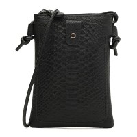 Женская сумка кожаная JZ SB-JZK18012bl-black