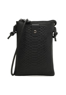 Женская сумка кожаная JZ SB-JZK18012bl-black