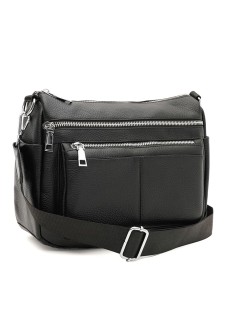 Женская сумка кожаная JZ SB-JZK17109bl-black