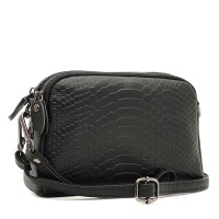 Женская сумка кожаная JZ SB-JZK12504bl-black