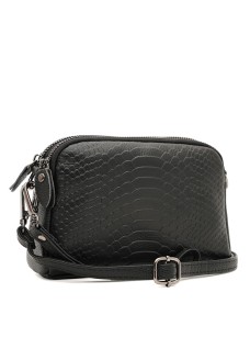 Женская сумка кожаная JZ SB-JZK12504bl-black