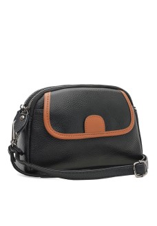 Женская сумка кожаная JZ SB-JZK12507bl-black