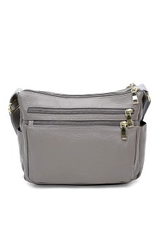 Женская сумка кожаная JZ SB-JZK16008gr-grey