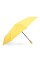 Зонт складний JZ SB-JZC18893-жовтий: зручний автоматичний парасолька з ручкою-карабіном для кріплення над сумкою, рюкзаком або на коляску з дитиною
