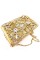 Стильный женский клатч со стразами Sana pari NXS-777 GOLD 17,4х11,5х4,8см золотистый