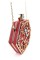 Оригинальный женский клатч-шкатулка со стразами Sana pari N00611-2 RED 17,5х15,2х4,5см красный
